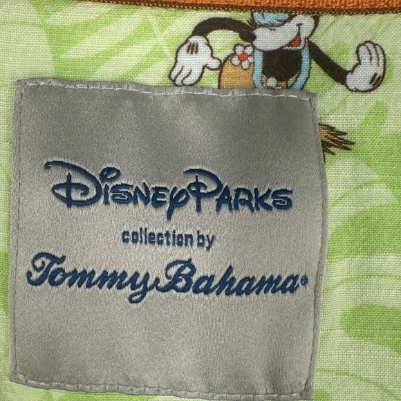 DISNEY PARKS by TOMMY BAHAMA Men's XXXL Green Short Sleeve Mini/Mickey Mouse - Picture 8 of 9